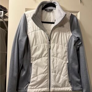 The North Face Women's Two-Tone Gray and White jacket